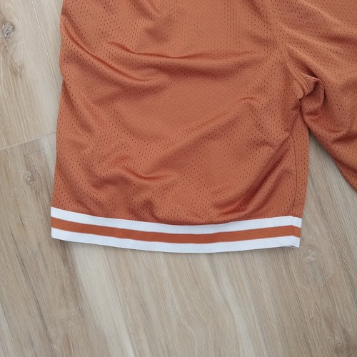 Texas Longhorns Basketball Shorts Orange Colosseum Sz XL Classic Mesh - Picture 8 of 16