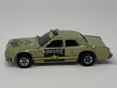 Vintage Hot Wheels 1977 POLICE STAR TAXI CAB Color Changer Car Malaysia - Picture 2 of 7