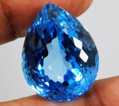 "ANTICO AUTENTICO" 66,80 Ct_Pietra Preziosa Zaffiro Blu Cielo Naturale "Certificata" - Foto 9 di 11