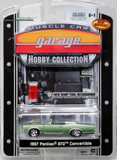 GreenLight 1967 Pontiac GTO Convertible Garage Hobby Collection 28620 Green 1:64