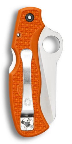 Spyderco Rescue 79MM Folding Knife C45SOR 3.093" Serrated VG-10 Blade Orange FRN - 第 3/3 張圖片