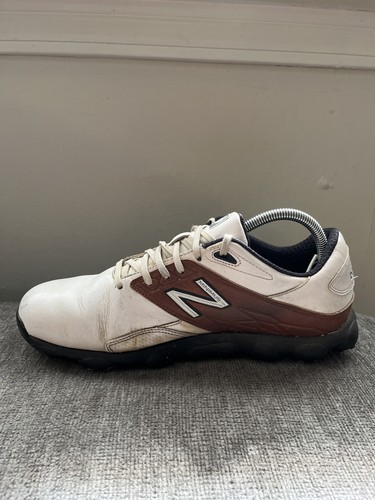 New Balance Minimus LX Golf Shoes Spikeless NBG1002 Size 8.5 2E Wide White - Picture 6 of 8