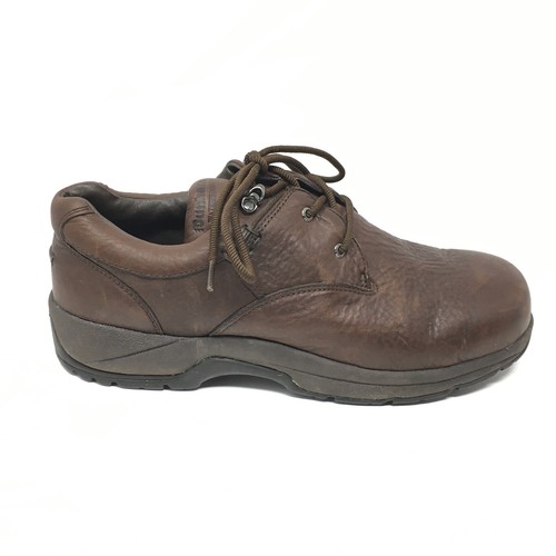 Women's Dunham Waterproof Casual Oxfords Shoes Size 10 EE Brown Leather Laced N8 - 第 4/10 張圖片
