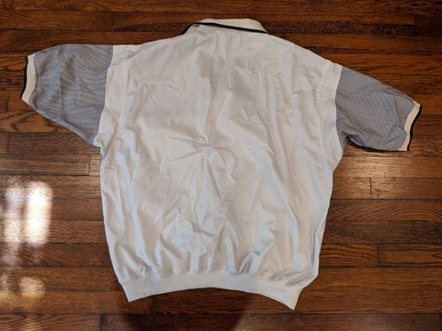 Vintage Members Only Men's Beige Pullover 1/2 Button Up Casual Shirt XL 1X - Picture 4 of 4