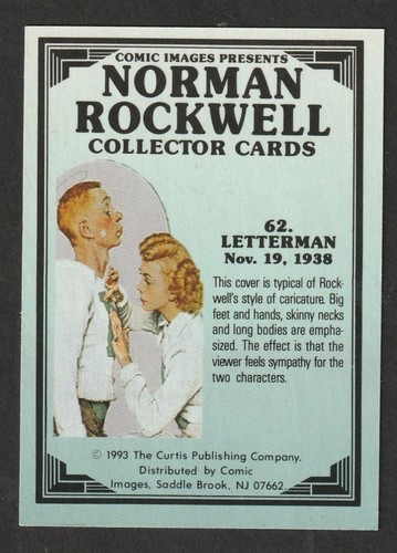 1993 Norman Rockwell Collector Cards NRMT Comic Images Set Break U Choose JUN24 - Picture 58 of 83
