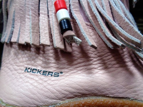 BOTAS DE MUJER KICKERS con flecos rosa reino unido 5/eu 38 542 b - Imagen 9 de 9