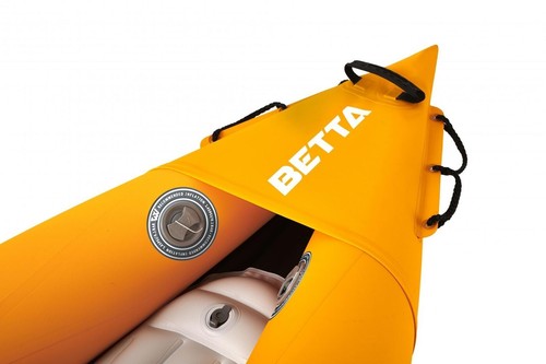 Aqua Marina Kajak 412x83 cm für 2 Personen mit Luftsitz Grün/Weiß/Orange - Bild 4 von 10