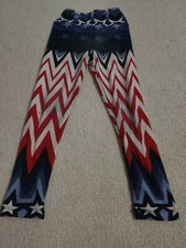 Kids lularoe Kids leggings S/M Red White and Blue
