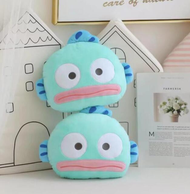 2pcs Hangyodon stuffed plush head pillows pillow car neck cushion soft new UN10655 2pcs Hangyodon stuffed plush head pillows pillow car neck cushion soft new UN10655