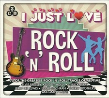 I JUST LOVE ROCK 'N' ROLL 3 CD SET CHUCK BERRY VERLY BROTHERS BUDDY HOLLY MORE