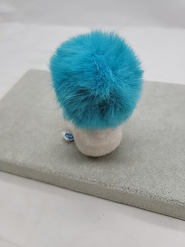 DAKIN NATURE BABIES WHITE FROU FROU TURQUOISE AQUA BLUE HAIR PLUSH 3.5" - Picture 7 of 16