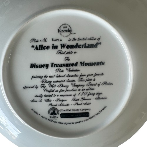 Disney Collector Plate Alice in Wonderland Disney Treasured Moments Plate (New) - Picture 5 of 7