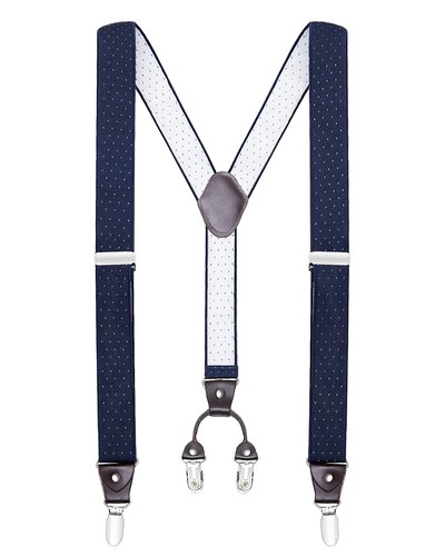 Buyless Fashion Suspenders for Men 48 Elastic Adjustable Straps 1 1/4 - Y Shape - Picture 120 of 133