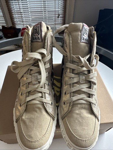 ASH Shake Ter Desert Multi Zip-Trim High Top Sneaker Size 40M US Size 9 - Bild 6 von 18