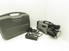 Panasonic AG-455 Camcorder Movie Camera S-VHS Reporter W/Hard Case Powered Up