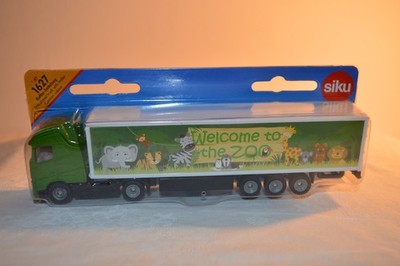 Siku 1627 - Koffer-Sattelzug ''Welcome to the Zoo'', neu in OVP 1:87, aus Sammlung