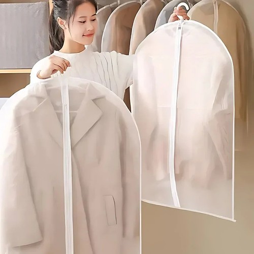 1/3/5/10 PIEZAS Cubiertas de Prendas Transpirables Traje Vestido Abrigo Protector de Polvo Bolsas con Cremallera - Imagen 2 de 14