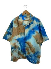 A BATHING APE Short Sleeve Shirt, XL, Nylon, Multicolor, 001SRK201011M
