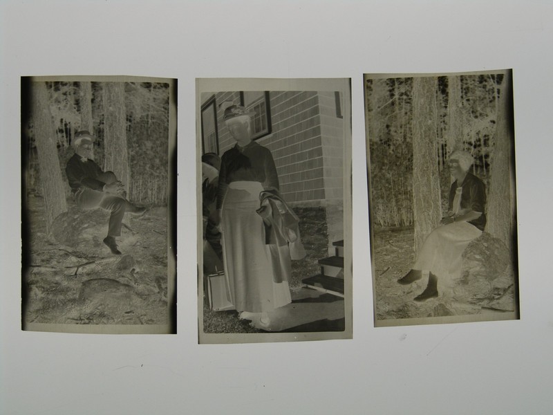 lot of 66 interesting antique negatives / People, Women, Men and Autos     F