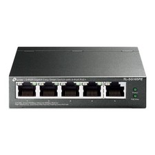 SWITCH TP-LINK TL-SG105PE 5P GIGABIT DESKTOP 10/100/1000Mbps RJ45 4P POE+, 802.3