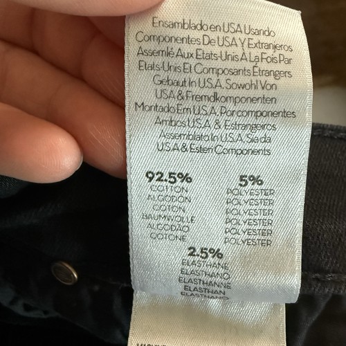 Mother Mid Rise Dazzler Ankle Black Jeans Not Guilty Size 26 - Bild 10 von 10