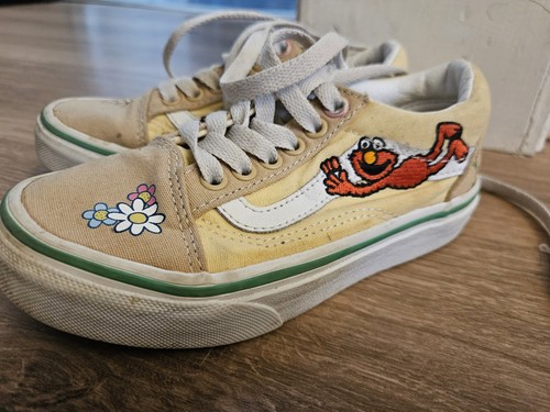 Vans Old Skool x Sesame Street Elmo Sneaker Kinder Größe 11,5 klassische Skateschuhe - Bild 3 von 6