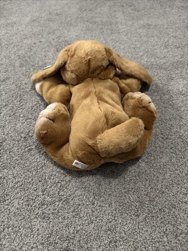 Vintage 1980's Russ Berrie #641 Plush Dog Samuel Spaniel 16" Lying Flat NOS - Picture 6 of 10