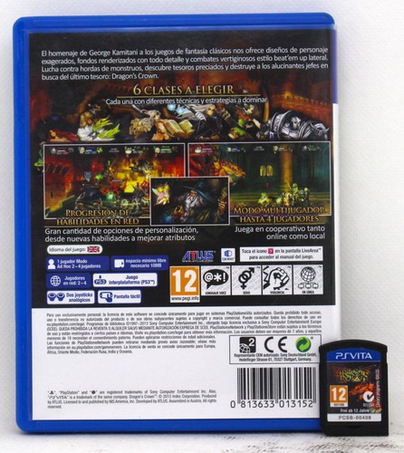 DRAGON'S CROWN PSVITA PS VITA PAL ESPAÑA DRAGONS DRAGON - Picture 2 of 2