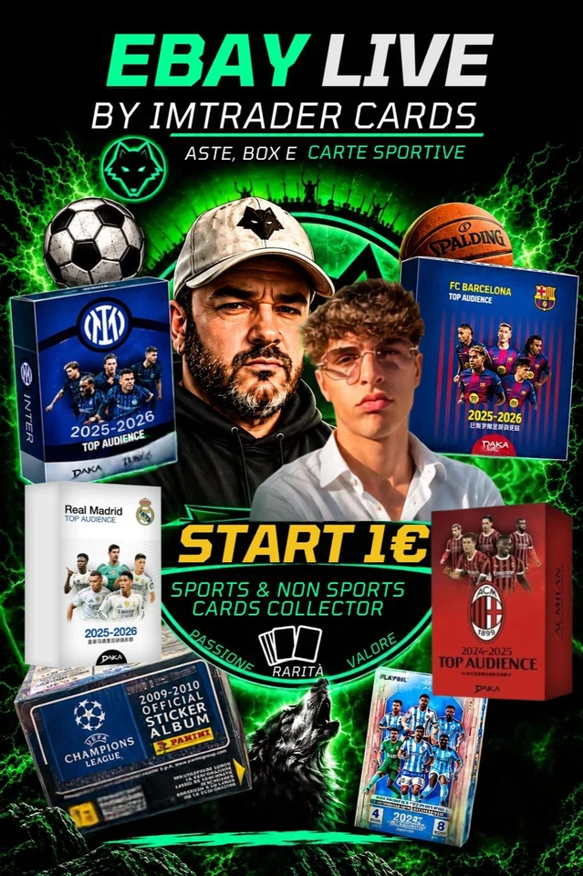 [RIP&SHIP 27/10] BOX E SPORTS CARDS START 1€