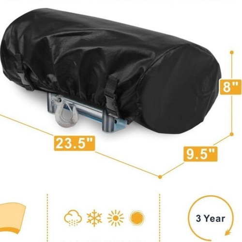 Winch Protective Cover Car Accessories for Electric Winches 2500-4500lbs - Picture 3 of 7