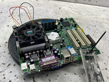 MSI 533 MS-6714 Motherboard Bundle W/ Intel Celeron 1.80GHz 512 MB