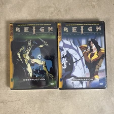 Reign The Conqueror Vol 1-2 DVD Lot Tokyopop Region 1 OOP  Shrink Wrap Cuts 