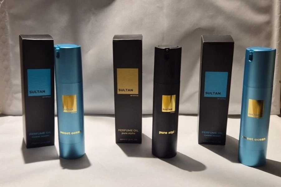 Sultan of Style Parfums, 2x Sweet Ocean & 1x Pure Alpha 3er Set NEU!!