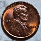 1944 P Philadelphia U.S. Lincoln Wheat Penny Free S&H BIN408