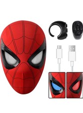 Spider-Man Full Mask LED Eyes Remote Control Breathable Adjustable Cosplay