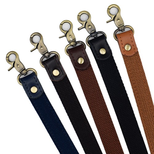 1.8cm Leather Canvas Replacement Shoulder Purse Handbag Bag Handle Strap - Picture 3 of 8