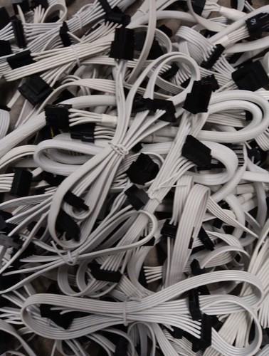 100 Bulk Cables Corsair Cpu Peripheral 24 Pins Etc for AX 650 750 850 - Picture 4 of 5
