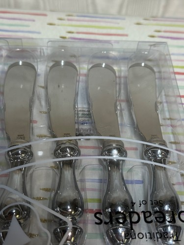 AMCO ESPARCIDOR TRADICIONAL ACERO INOXIDABLE CUCHILLOS PEQUEÑOS JUEGO DE 4 NUEVOS EN CAJA - Imagen 6 de 6