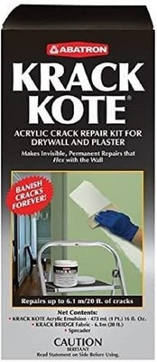 Krack Kote - Drywall and Plaster Repair Kit with Acrylic Emulsion and Polyest...