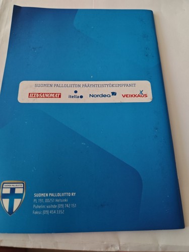 Finland V Greece Match Programme 11/10/2014 - Picture 2 of 3