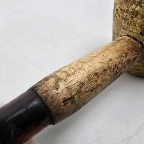 Pipa Missouri espuma de mar maíz mazorca recta fumar tabaco tabaco tabaco tabaco de colección - Imagen 6 de 15