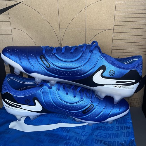 NEW Nike Legend 10 Elite FG Soccer Cleats Blue White NBY DV4328-400 Size 9.5 - Picture 2 of 7
