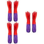  3 Pack Handschuhe Küche Küchenhandschuhe Wiederverwendbare Reinigungshandschuhe