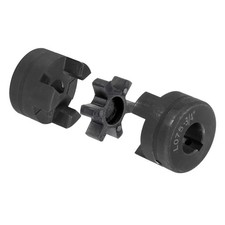 3/4" to 5/8"L075 Flexible 3-Piece L-Jaw Coupling Coupler Set