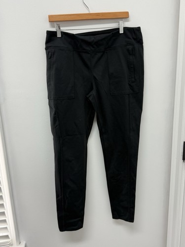 Ridgecut Womens Toughwear Pocket Legging Work Pants Large Black Stretch Skinny - Picture 1 of 9