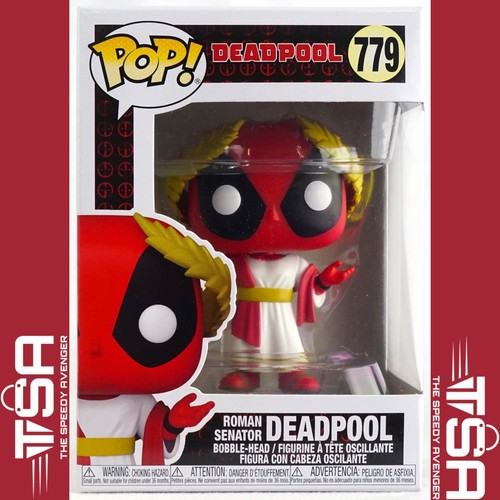 Funko POP! Marvel Roman Senator Deadpool #779 2021 con protector