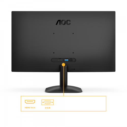 Monitor 23,8ips 120hz Hdmi Vga Aoc 16:9 24b31h - Foto 3 di 4