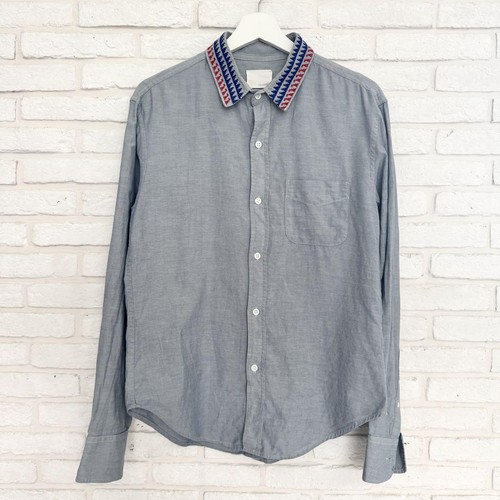 Band of Outsiders Stitch Collar Chambray Shirt S Size