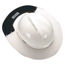 Msa Safety Sunshield, Plastic, Clear, Advance Cap 10039114 Msa Safety 10039114