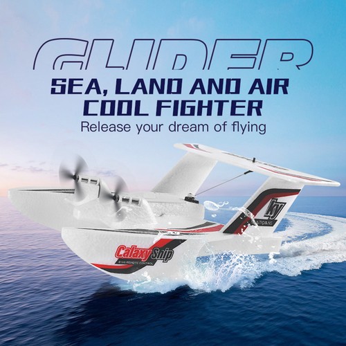 2 Remote Control Airplane For Kids And Adults Remote-controlled Glider Sea Land - Picture 9 of 13